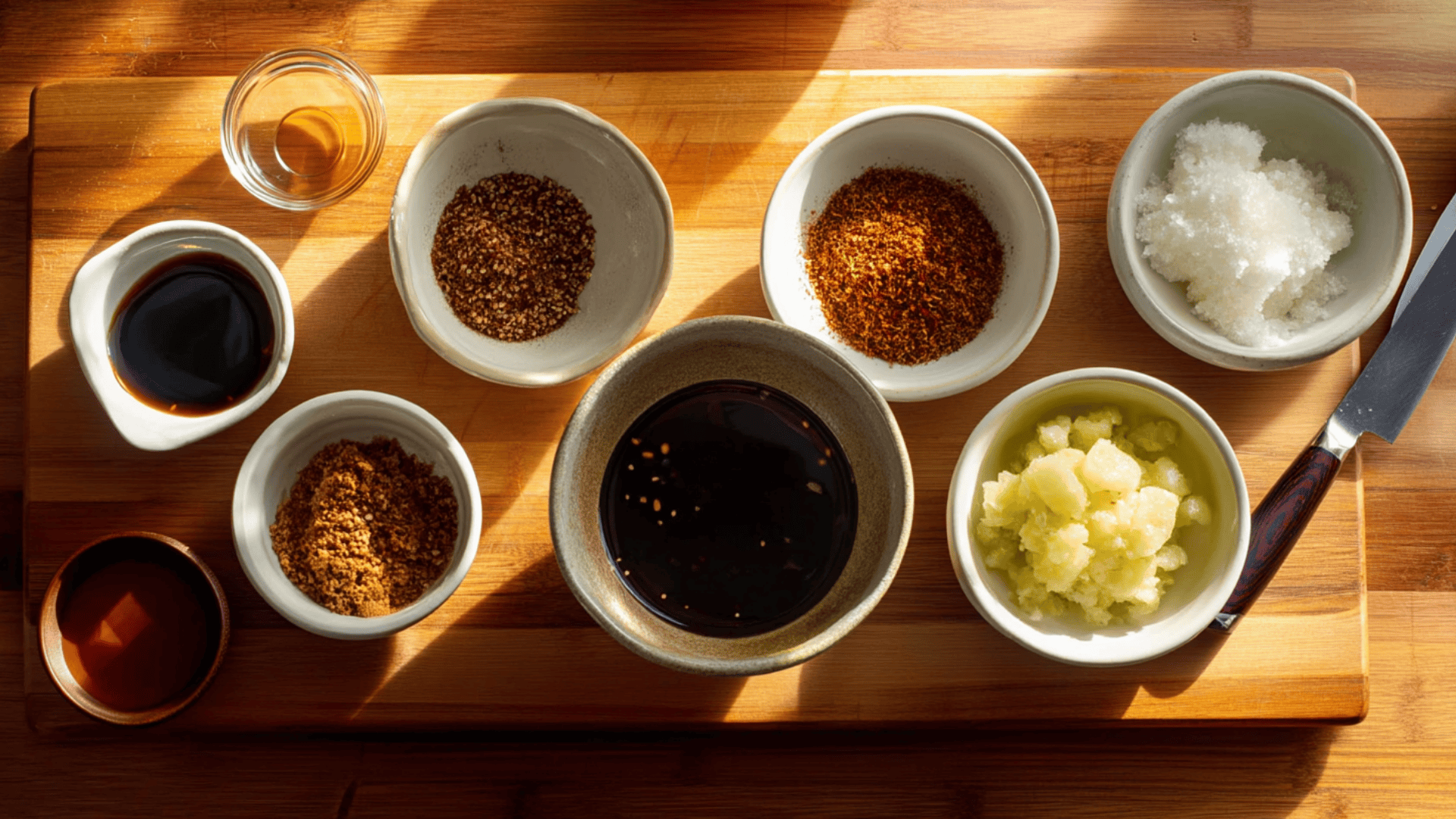 combine marinade ingredients