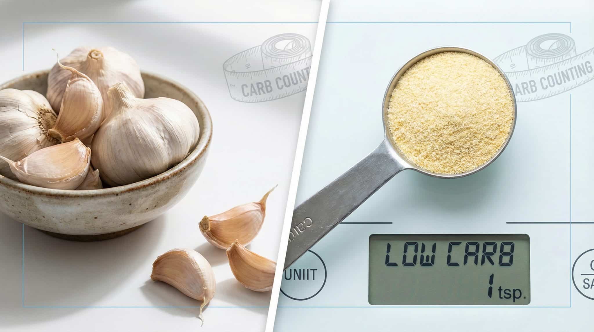 Garlic Powder vs Fresh Garlic: Net Carbs Explained - Eat Thrive Glow