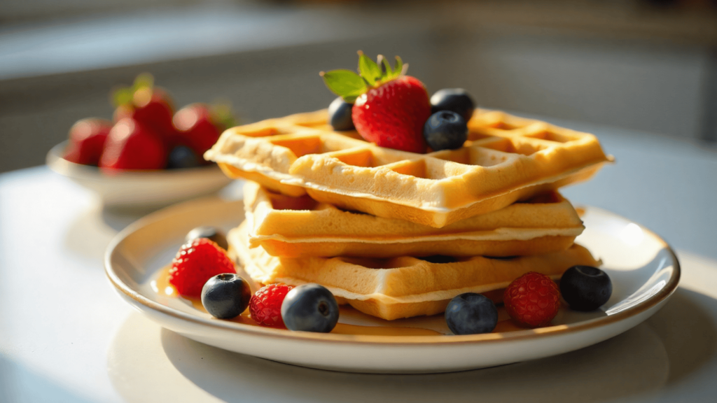 high protein waffles you can make in under 15 minutes
