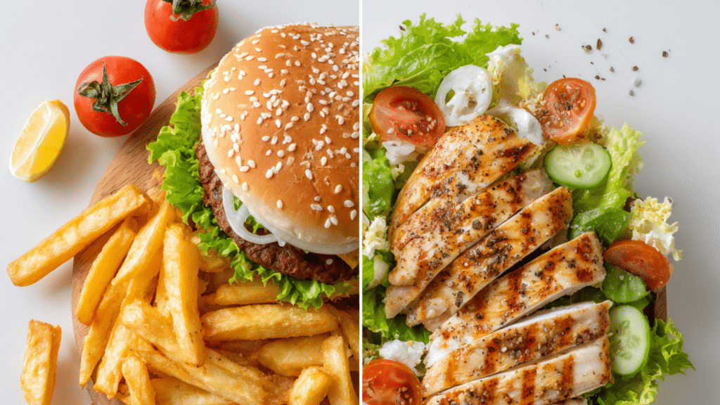 low calorie fast food options