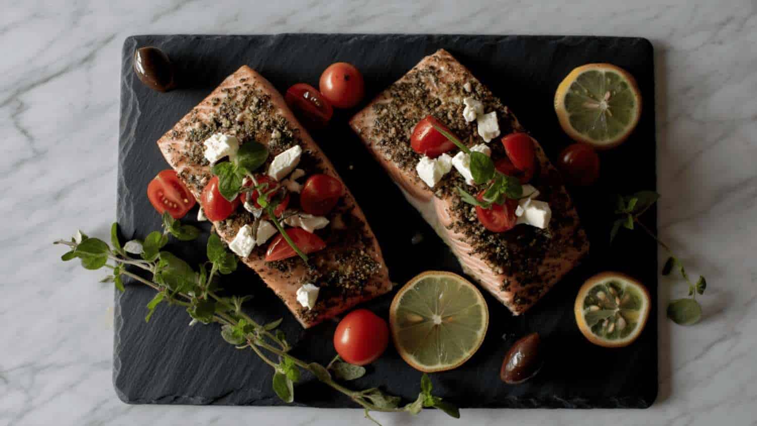 mediterranean herb salmon