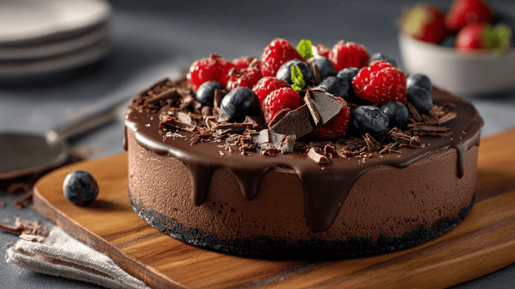 no bake chocolate cheesecake
