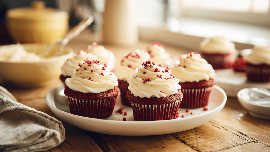 red velvet cupcakes