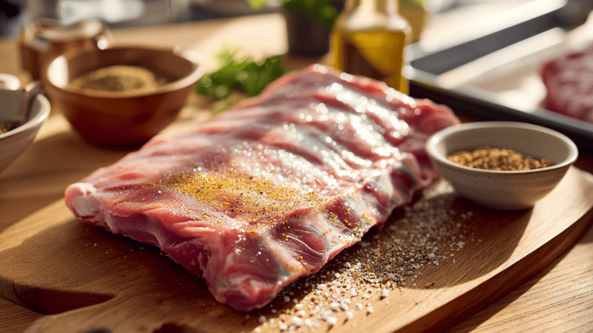 season the ribs evenly