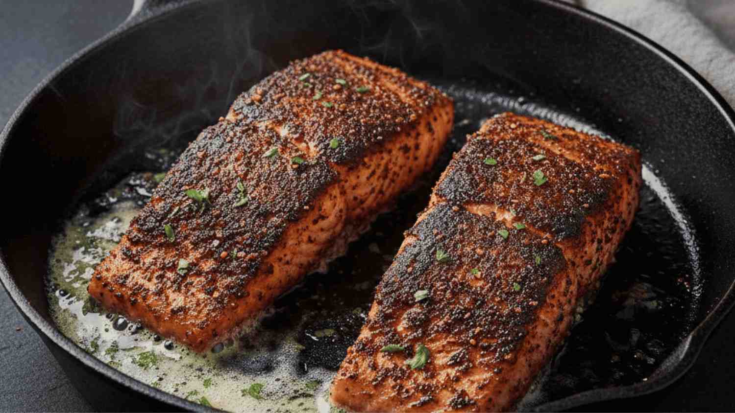 spicy blackened salmon
