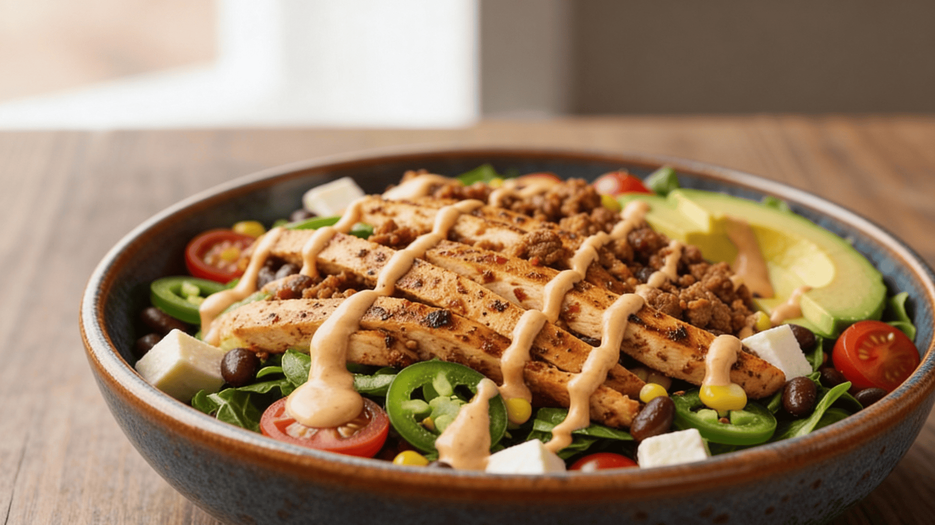 spicy southwest sub salad