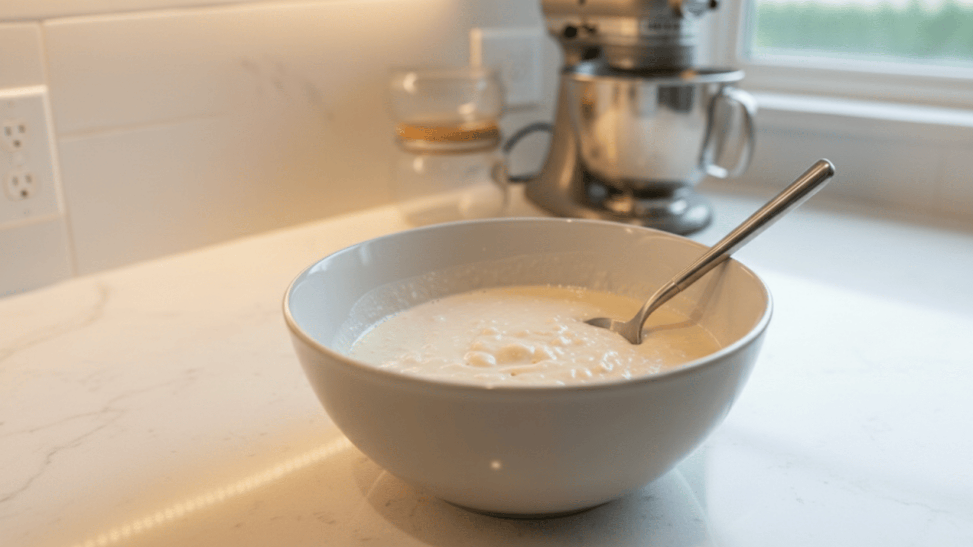 step 3 combine and rest the batter