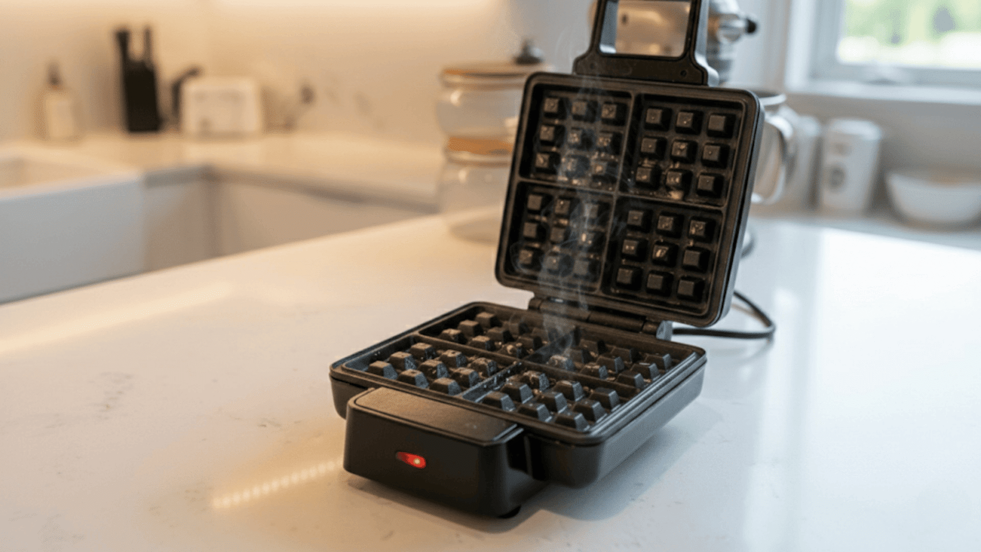 step 4 preheat and prep the waffle iron (1)