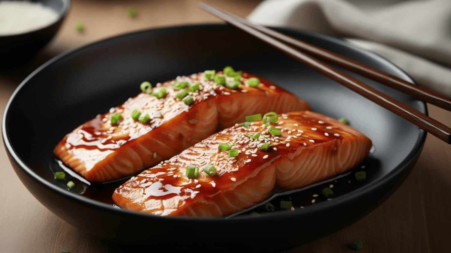 teriyaki glazed salmon