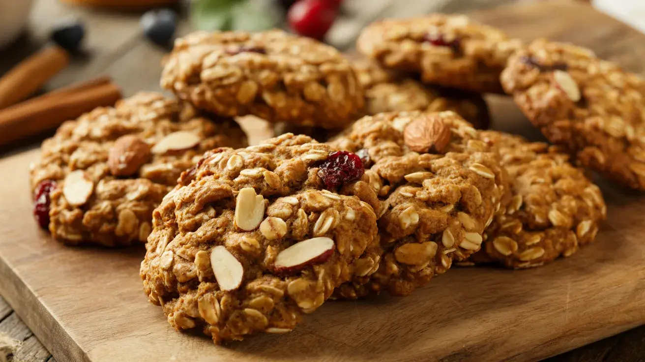 Healthy No-Sugar Oatmeal Cookies