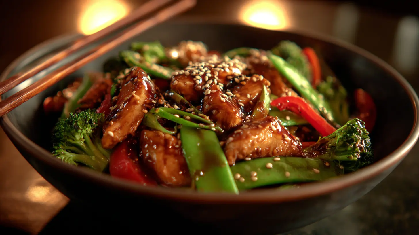 Asian-Sesame-Chicken-Stir-Fry-With-Vegetables
